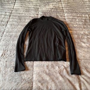 Forever 21 Mock Neck Long Sleeve Top